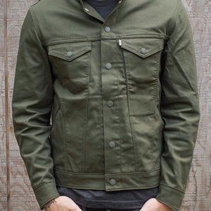 Levi Commuter Trucker Jacket forest green Large